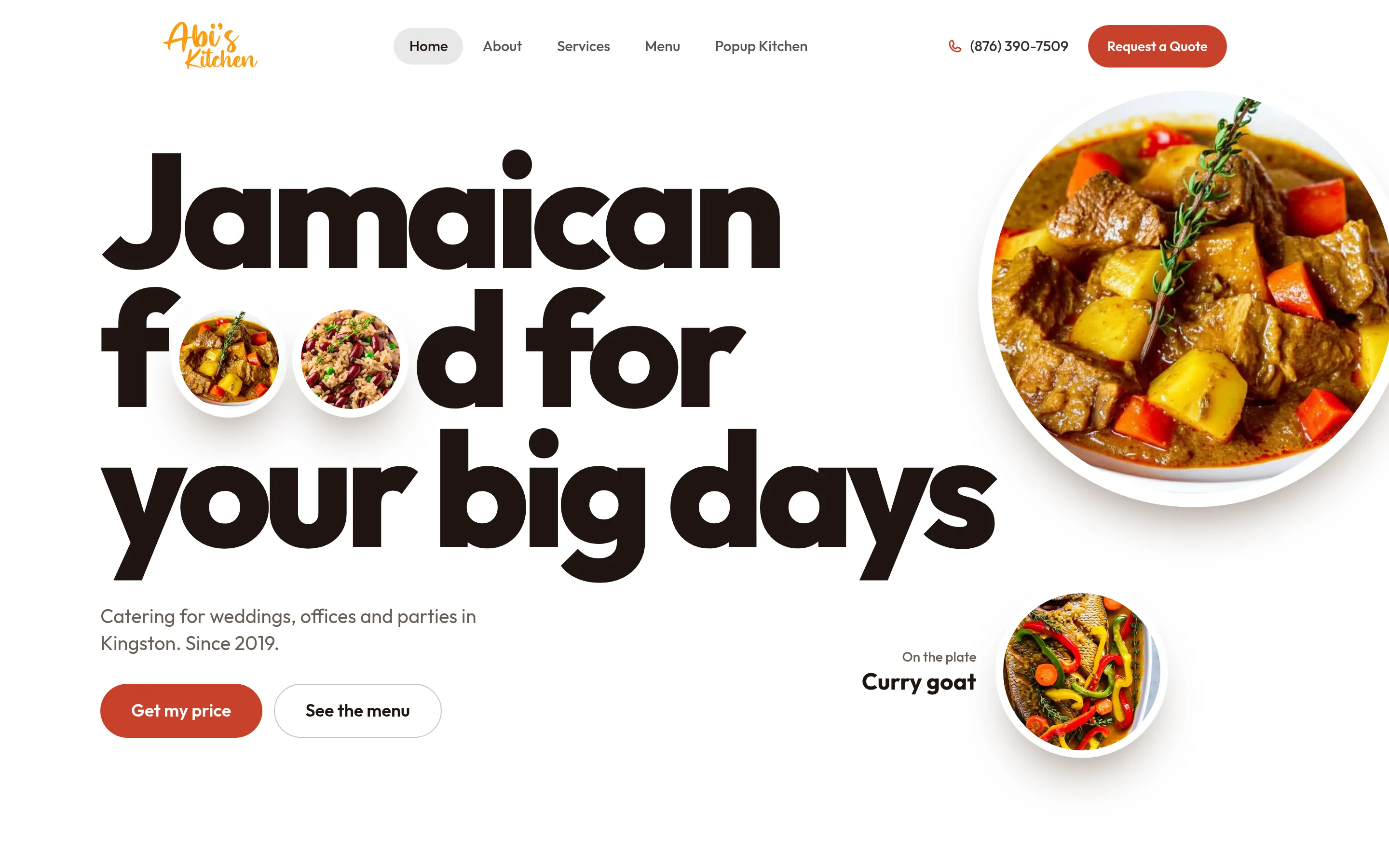 The Abi's Kitchen home page